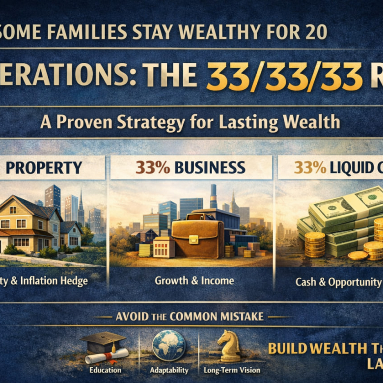 The Secret of 20-Generation Wealth: The 33/33/33 Asset Allocation Principle